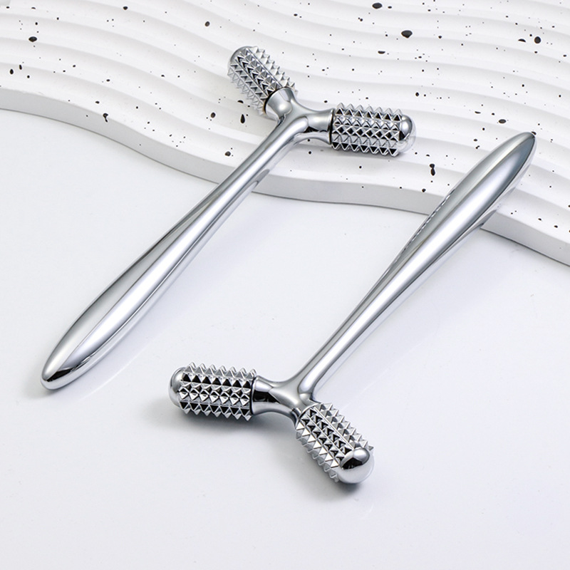 Regalo Itakda ang Beauty Care Y Hugis Mini Roller 3d Metal Handle Home Roller Massager Roller Face Eye Relaks Massager Regalo Itakda ang Beauty Care Y Hugis Mini Roller 3d Metal Handle Home Roller Massager Roller Face Eye Relaks Massager