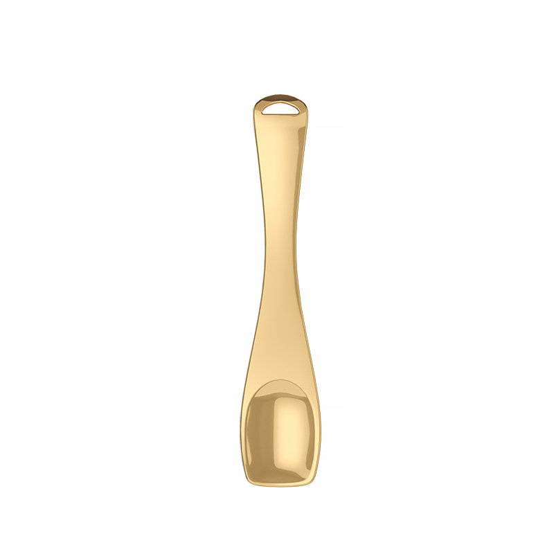 Metal Gold Face Lifting Scoop Maliit na Pampaganda Spoon Mini Face Cream Cosmetic Spatula Metal Gold Face Lifting Scoop Maliit na Pampaganda Spoon Mini Face Cream Cosmetic Spatula