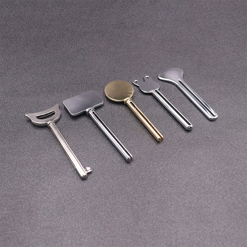 Metal Toothpaste Dispenser Facial Cleanser Toothpaste Tube Squeezer Key Shape Cosmetics Tube Squeezer Metal Toothpaste Dispenser Facial Cleanser Toothpaste Tube Squeezer Key Shape Cosmetics Tube Squeezer