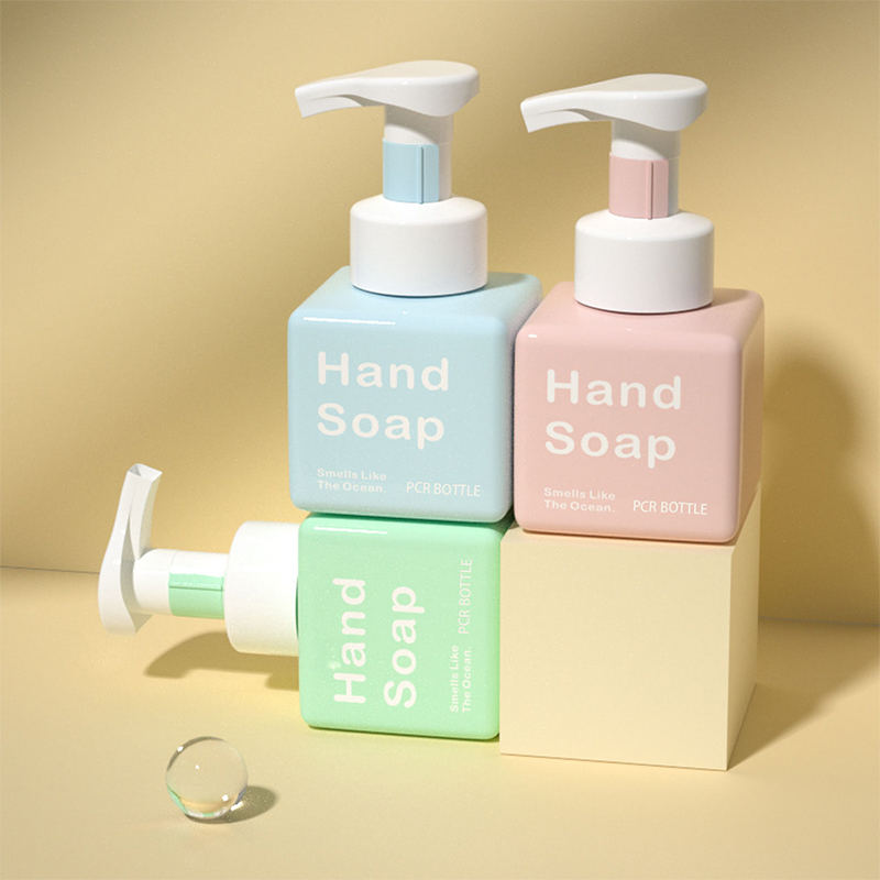 Refillable PCR 250ml Square Facial Cleanser Soap Dispenser Plastic Hand Soap Body Hugasan Bote na may Foam Pump Refillable PCR 250ml Square Facial Cleanser Soap Dispenser Plastic Hand Soap Body Hugasan Bote na may Foam Pump
