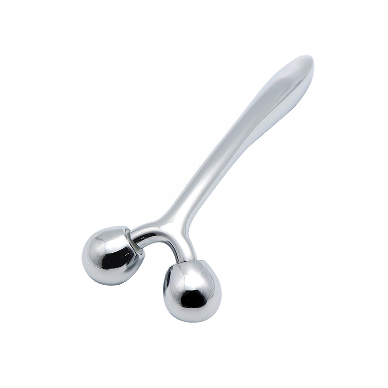 Y Hugis 3D Massage Beauty Bar Handheld Facial Lifting Anti-Aging Skin Care 24K Gold Metal Face Roller Y Hugis 3D Massage Beauty Bar Handheld Facial Lifting Anti-Aging Skin Care 24K Gold Metal Face Roller