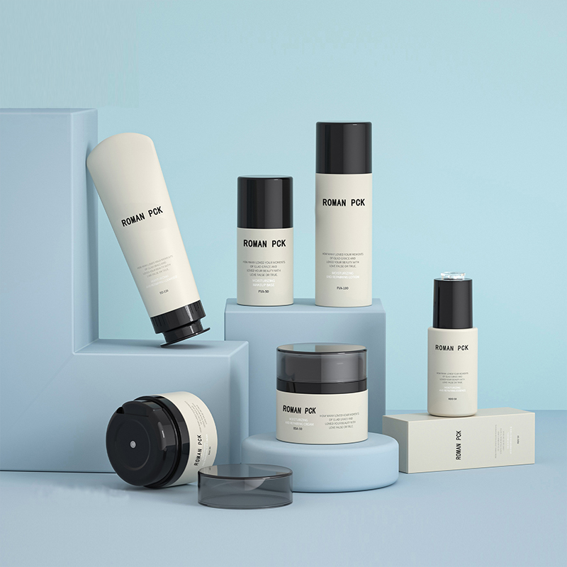 15ml 30ml 50ml plastic vacuum cream garapon airless press pump bote ng cosmetic packaging container para sa balat ng pangangalaga sa balat ng cream lotion