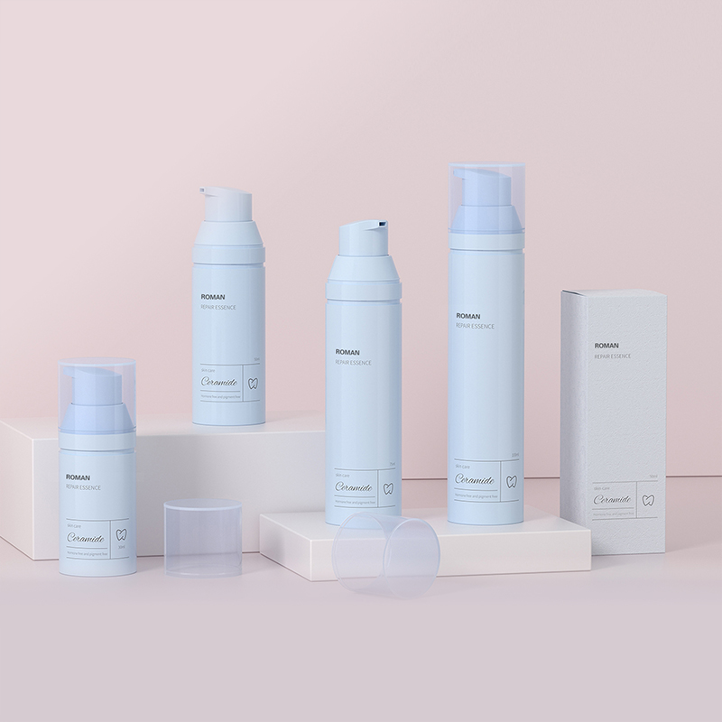 Airless pump bote para sa face cream cosmetic spf sunscreen cream bote container mataas na kalidad ng cosmetic packaging