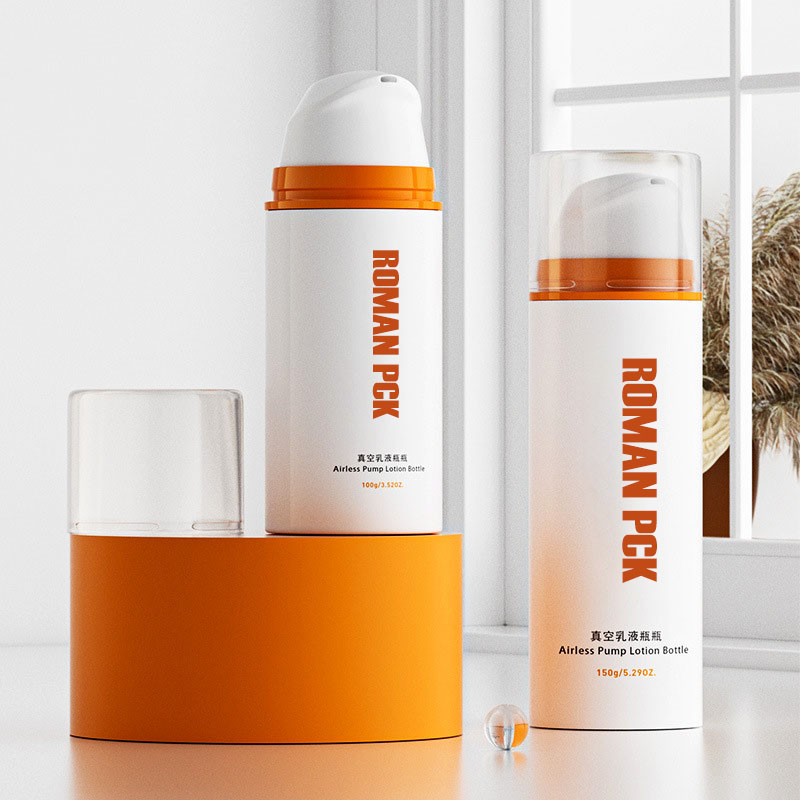 Cosmetic airless bote series 30ml 50ml 100ml puting airless pump bote vacuum lotion essence face cream airless bote