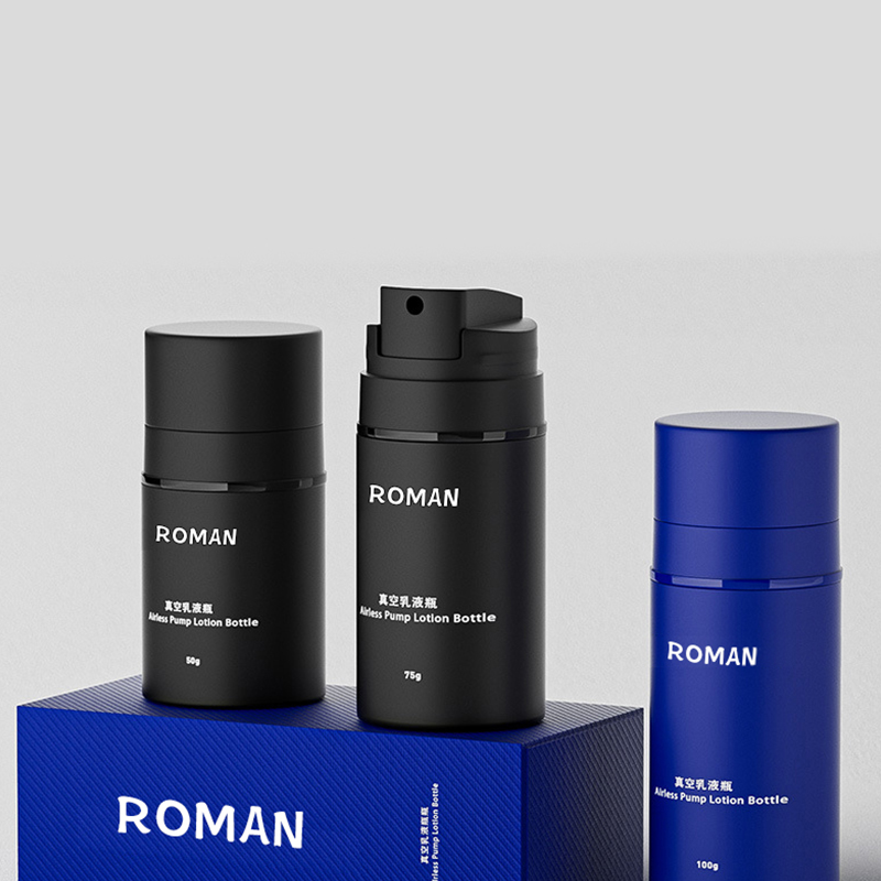 Matte Black Lotion Bottle 15ml 30ml 50ml 100ml 120ml 150ml Skincare Essence Pump Airless Bottle Para sa Cosmetic Packaging Matte Black Lotion Bottle 15ml 30ml 50ml 100ml 120ml 150ml Skincare Essence Pump Airless Bottle Para sa Cosmetic Packaging