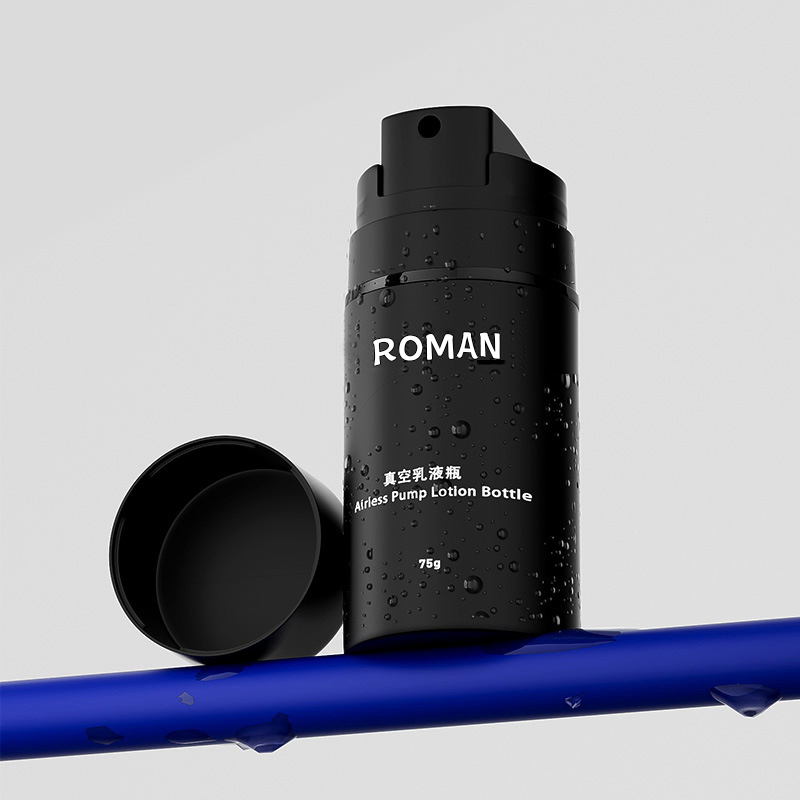 Matte Black Lotion Bottle 15ml 30ml 50ml 100ml 120ml 150ml Skincare Essence Pump Airless Bottle Para sa Cosmetic Packaging Matte Black Lotion Bottle 15ml 30ml 50ml 100ml 120ml 150ml Skincare Essence Pump Airless Bottle Para sa Cosmetic Packaging
