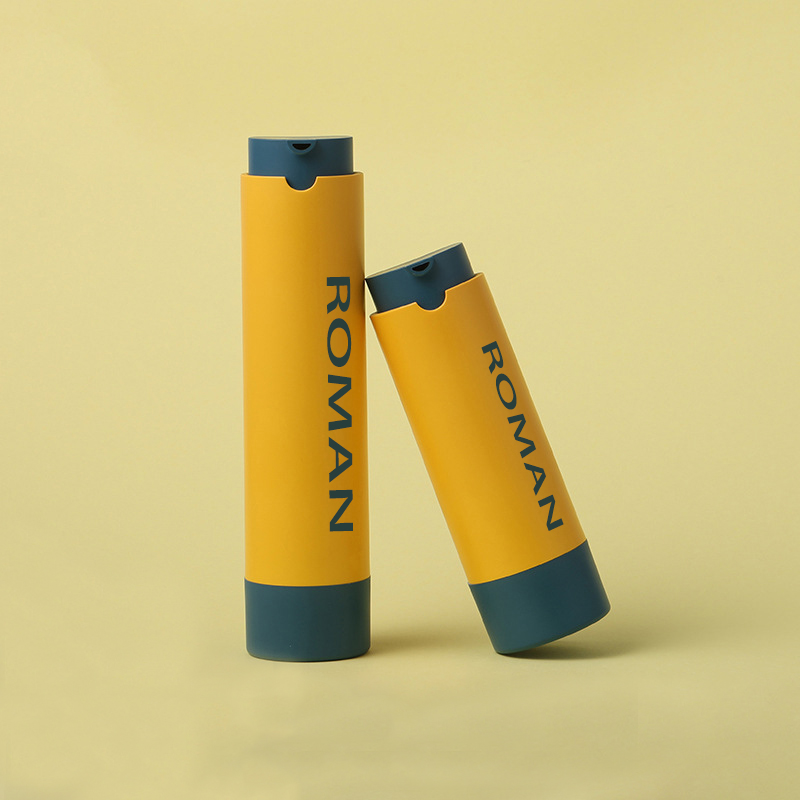 Bilog na plastik na cosmetic serum container skincare airless pump bote para sa losyon o mukha mist 15ml 30ml 50ml Bilog na plastik na cosmetic serum container skincare airless pump bote para sa losyon o mukha mist 15ml 30ml 50ml