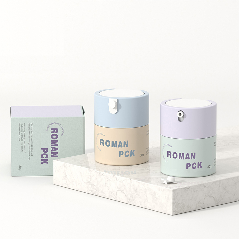 Walang laman na plastik na facial cosmetic packaging 15ml 30ml 50ml airless pump garapon plastic frosted jar eye cream serum airless garapon Walang laman na plastik na facial cosmetic packaging 15ml 30ml 50ml airless pump garapon plastic frosted jar eye cream serum airless garapon