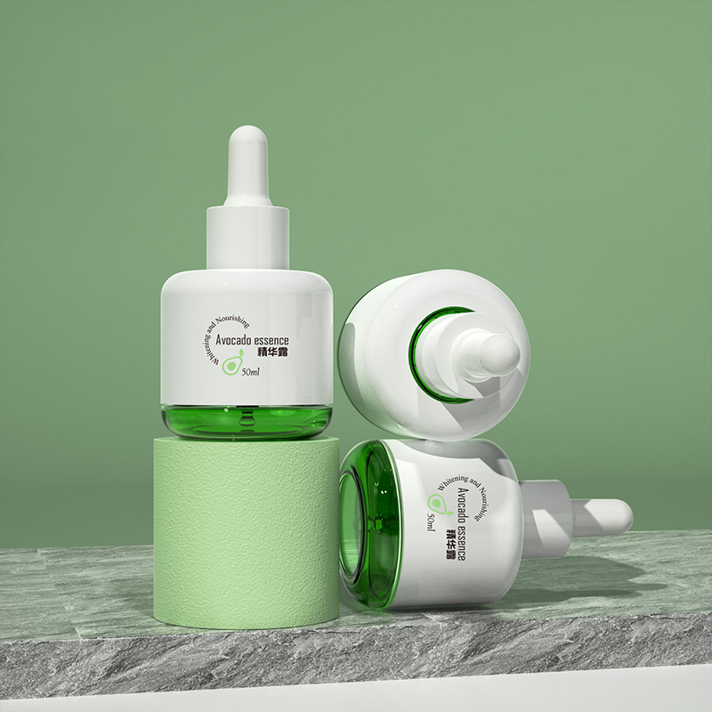 Mahahalagang bote ng langis 50ml Transparent Green Petg Plastik na Leak-Proof Essence Serum Dropper Para sa Pangangalaga sa Mukha at Mata Mahahalagang bote ng langis 50ml Transparent Green Petg Plastik na Leak-Proof Essence Serum Dropper Para sa Pangangalaga sa Mukha at Mata