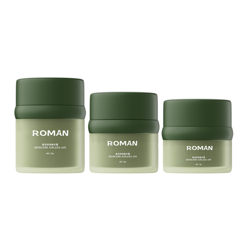 Portable airless jar cosmetic skincare face cream container walang laman na silindro airless lotion bote 15ml 30ml 50ml Portable airless jar cosmetic skincare face cream container walang laman na silindro airless lotion bote 15ml 30ml 50ml