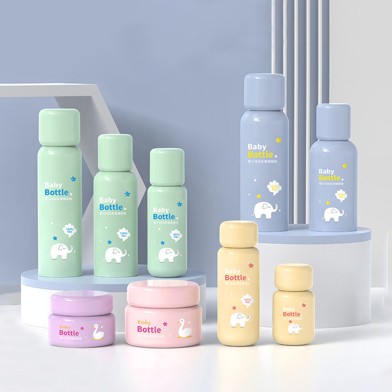 50ml 100ml 120ml 150ml 200ml Pet Plastic Cosmetic Sub Bottle Para sa Sunscreen Disinfectant Moisture Mist Spray Perfume Mahahalagang Paggamit ng Langis