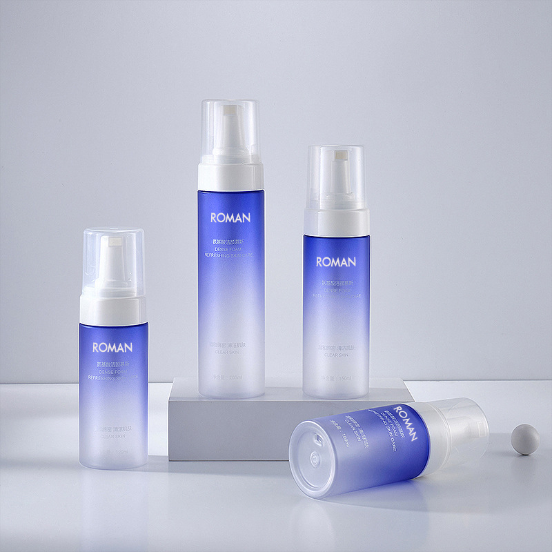 100ml 120ml 150ml 200ml Pet Gradient Blue Kulay Foam Liquid Soap Dispenser Foaming Pump Bottle Shower Gel Washing Bottle Banyo Kagamitan 100ml 120ml 150ml 200ml Pet Gradient Blue Kulay Foam Liquid Soap Dispenser Foaming Pump Bottle Shower Gel Washing Bottle Banyo Kagamitan