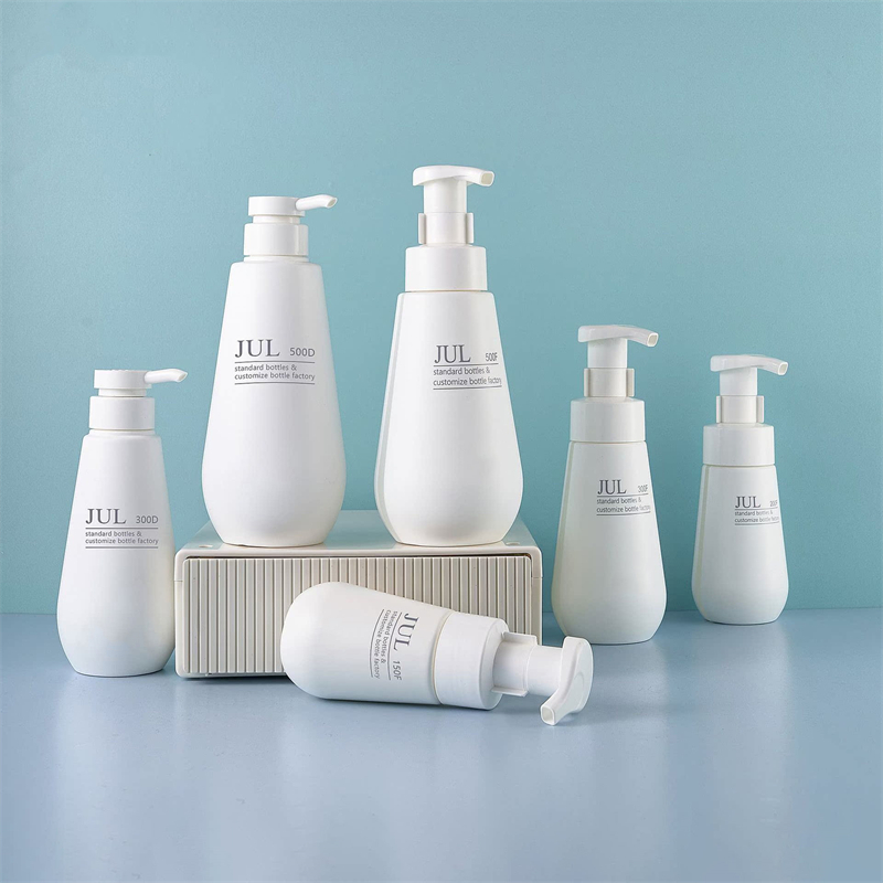 150ml 200ml 300ml purong puting katawan hugasan lash shampoo foam pump bote recyclable bath body care container shower gel pet bote