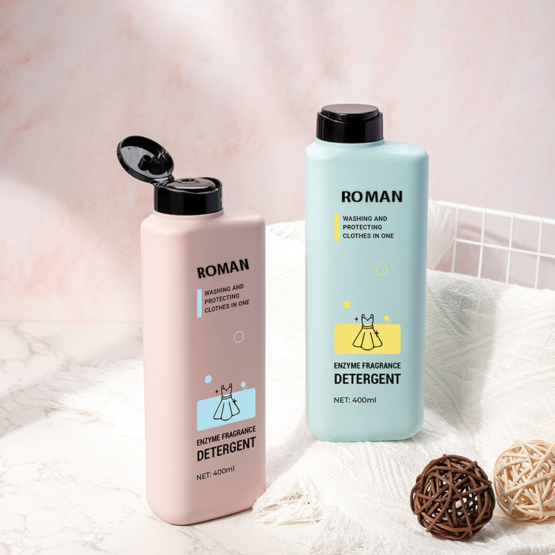 400ml plastic bote flip top alagang hayop eyelash shampoo walang laman lotion pisilin ang makinang panghugas ng pinggan na likido na bote ng transparent na bote ng tubig