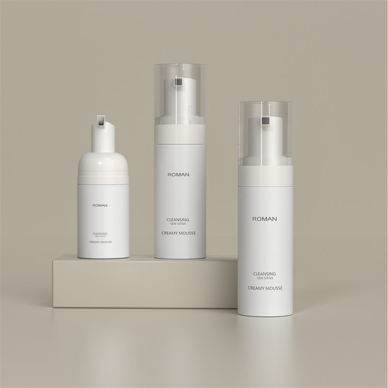 Walang laman na portable 50ml 100ml 120ml 150ml 200ml purong puting foam sabon dispenser maliit na plastik na bote para sa paghuhugas ng mukha ng kalalakihan at hugasan