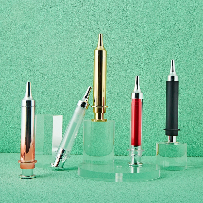 10ml 15ml 20ml cosmetic eye serum cream injection tube syringe hugis airless bote 10ml 15ml 20ml cosmetic eye serum cream injection tube syringe hugis airless bote