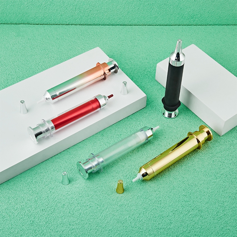 10ml 15ml 20ml cosmetic eye serum cream injection tube syringe hugis airless bote 10ml 15ml 20ml cosmetic eye serum cream injection tube syringe hugis airless bote
