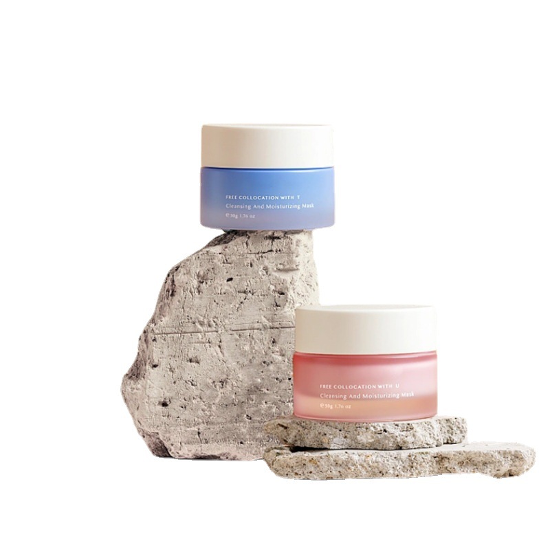 Klasikong bilog na glass cream jar cosmetic packaging para sa face cream at eye cream Klasikong bilog na glass cream jar cosmetic packaging para sa face cream at eye cream