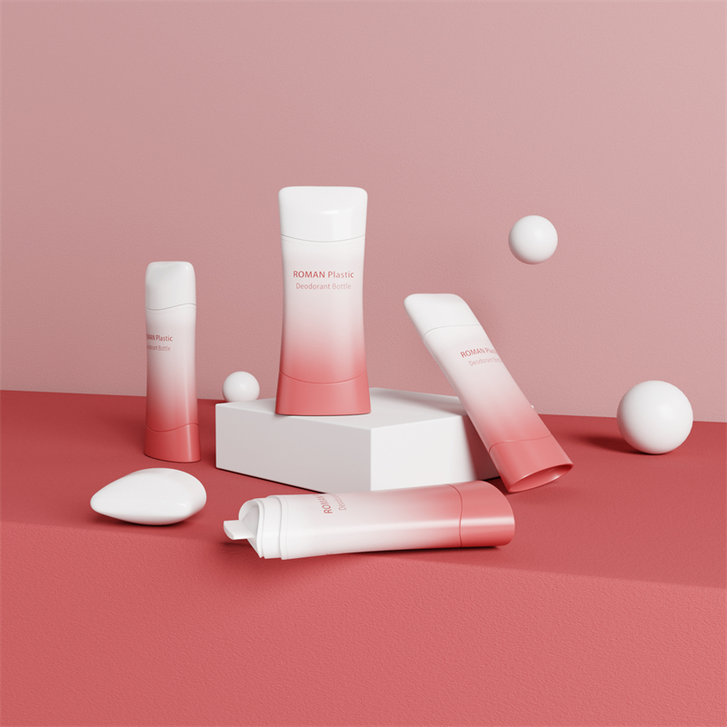 Kosmetiko tuwid na bilog na deodorant na bote na may maraming kapasidad at kulay Kosmetiko tuwid na bilog na deodorant na bote na may maraming kapasidad at kulay