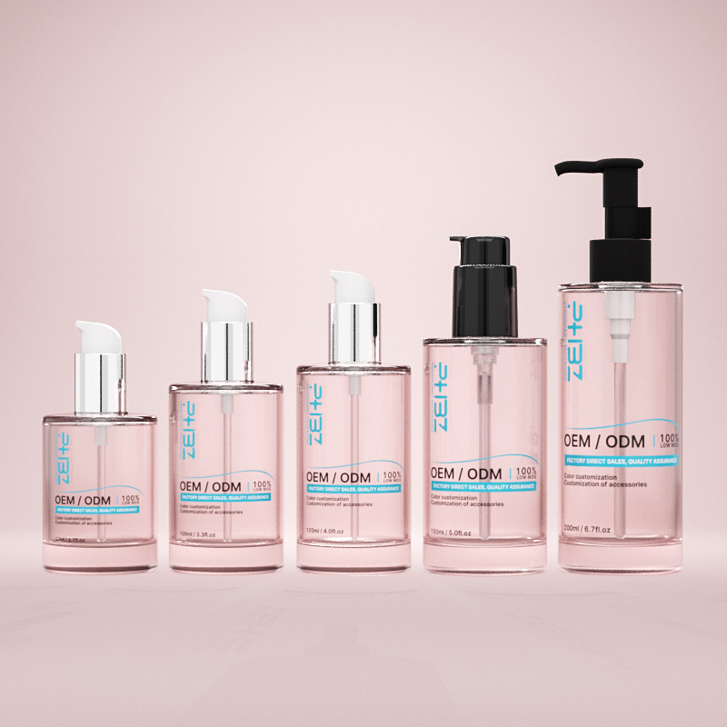 Multi-kapasidad na baso na kosmetiko serum bote na may makapal na base Multi-kapasidad na baso na kosmetiko serum bote na may makapal na base