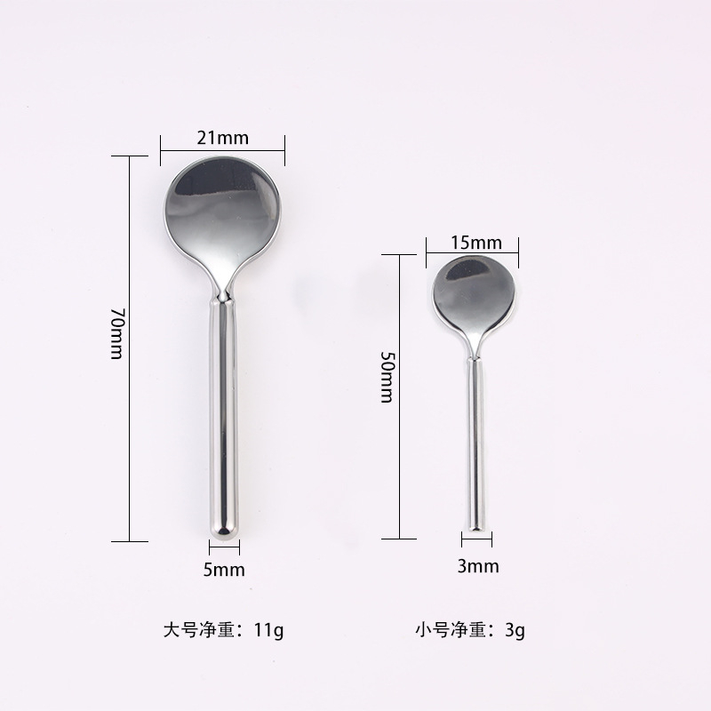 Pribadong label mini cosmetic spatula portable handheld face cream kutsara eye cream scoop Pribadong label mini cosmetic spatula portable handheld face cream kutsara eye cream scoop
