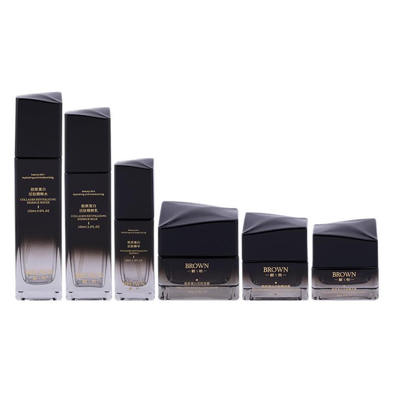 Natatanging square glass cream jar na may nakataas na disenyo ng takip para sa kosmetiko packaging Natatanging square glass cream jar na may nakataas na disenyo ng takip para sa kosmetiko packaging