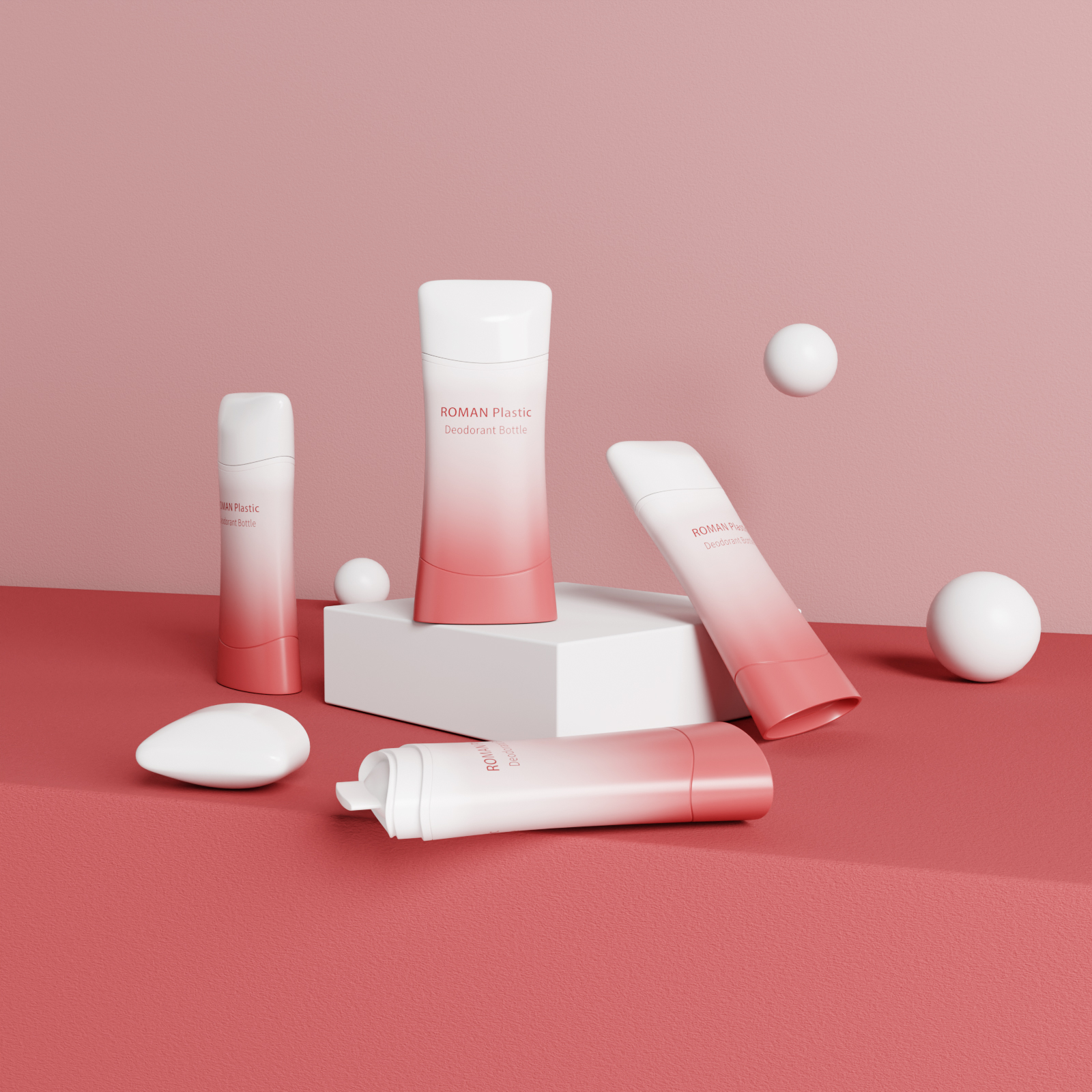 Ang hugis-baywang OEM ODM tuktok na pagpuno ng packaging na kulay na walang laman na twist-up plastic malinaw na solidong lalagyan ng deodorant Ang hugis-baywang OEM ODM tuktok na pagpuno ng packaging na kulay na walang laman na twist-up plastic malinaw na solidong lalagyan ng deodorant