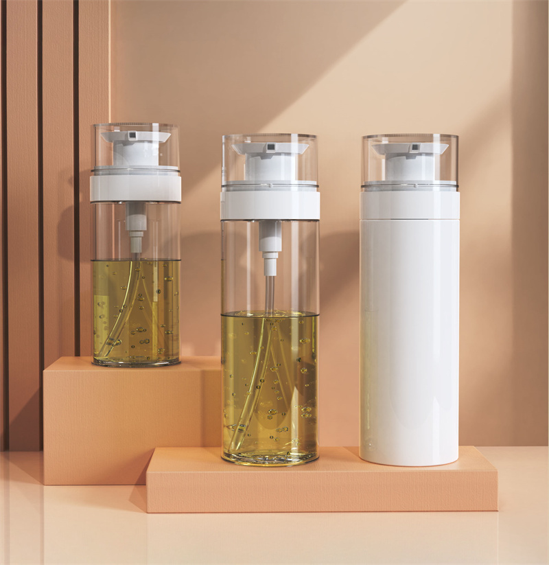 200ml 300ml Innovative Empty Pet Shower Gel Lotion Liquid Soap Pump Bottle Hair Care Oils Shampoo At Conditioner Plastic Bottles