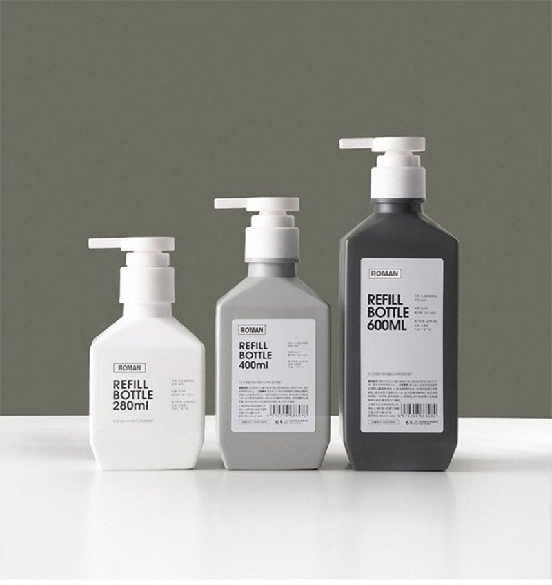 300ml 400ml 600ml PE plastic lotion bote shampoo bote ng katawan hugasan lotion body milk bote para sa cosmetics packing 300ml 400ml 600ml PE plastic lotion bote shampoo bote ng katawan hugasan lotion body milk bote para sa cosmetics packing