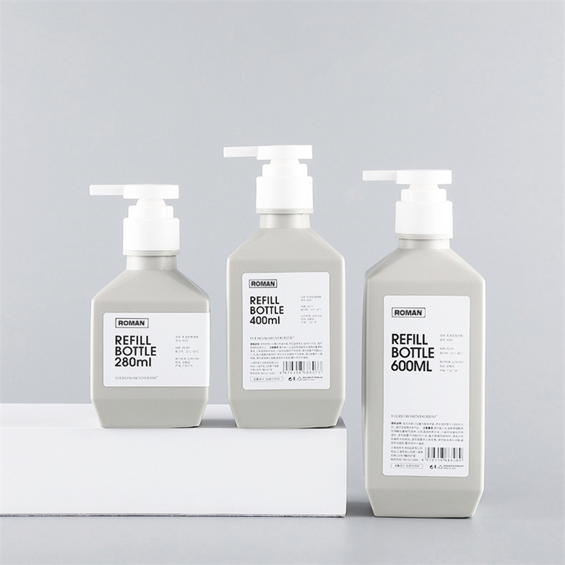 300ml 400ml 600ml PE plastic lotion bote shampoo bote ng katawan hugasan lotion body milk bote para sa cosmetics packing 300ml 400ml 600ml PE plastic lotion bote shampoo bote ng katawan hugasan lotion body milk bote para sa cosmetics packing