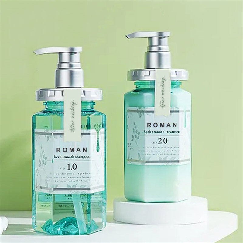 Walang laman na Body Cleaner Lotion Bottles Buhok Shampoo Shower Gel Dispenser Hugasan Hugasan ang Liquid Bottle Hexagon 300ml 450ml 500ml 600ml Pet Plastic Lotion Pump Bottle