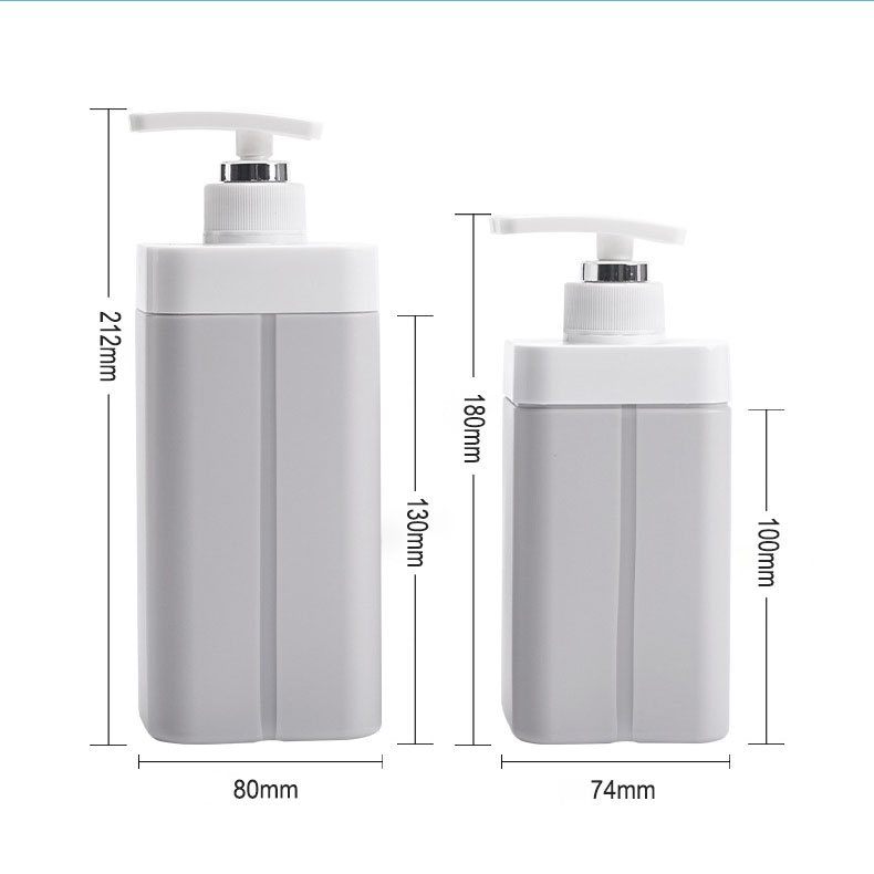 Mataas na kapasidad 500ml 800ml plastic packaging bote para sa skincare lotion hair tonic container na walang laman na shampoo at bote ng conditioner Mataas na kapasidad 500ml 800ml plastic packaging bote para sa skincare lotion hair tonic container na walang laman na shampoo at bote ng conditioner