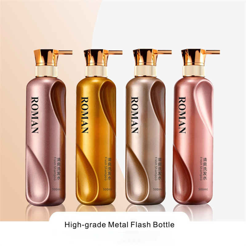 Innovation 300ml 500ml 750ml Spiral Surface Shampoo Body Lotion Bottle Mono Packaging Para sa Mukha ng Mukha ng Mukha