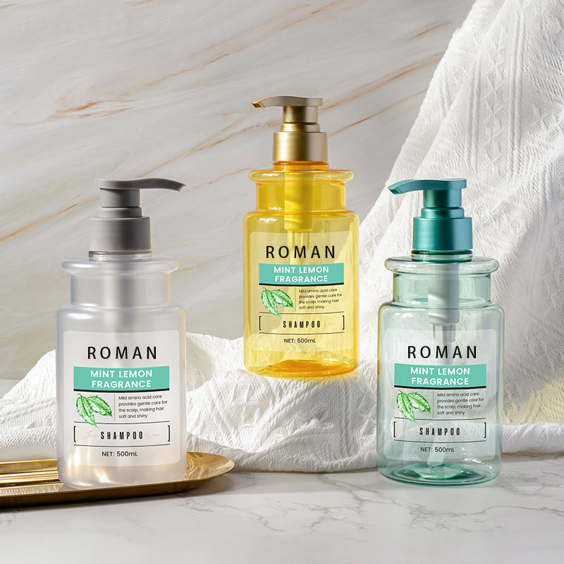 Bote ng alagang hayop 300ml 500ml plastic press transparent body lotion shampoo shower bote pump seal para sa cream perfume body care