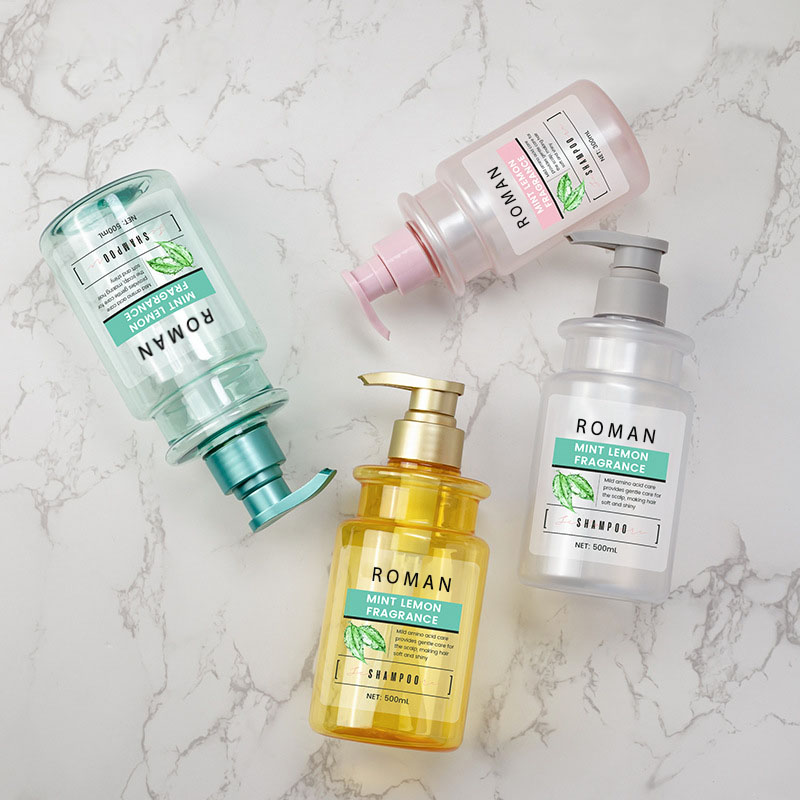 Bote ng alagang hayop 300ml 500ml plastic press transparent body lotion shampoo shower bote pump seal para sa cream perfume body care Bote ng alagang hayop 300ml 500ml plastic press transparent body lotion shampoo shower bote pump seal para sa cream perfume body care