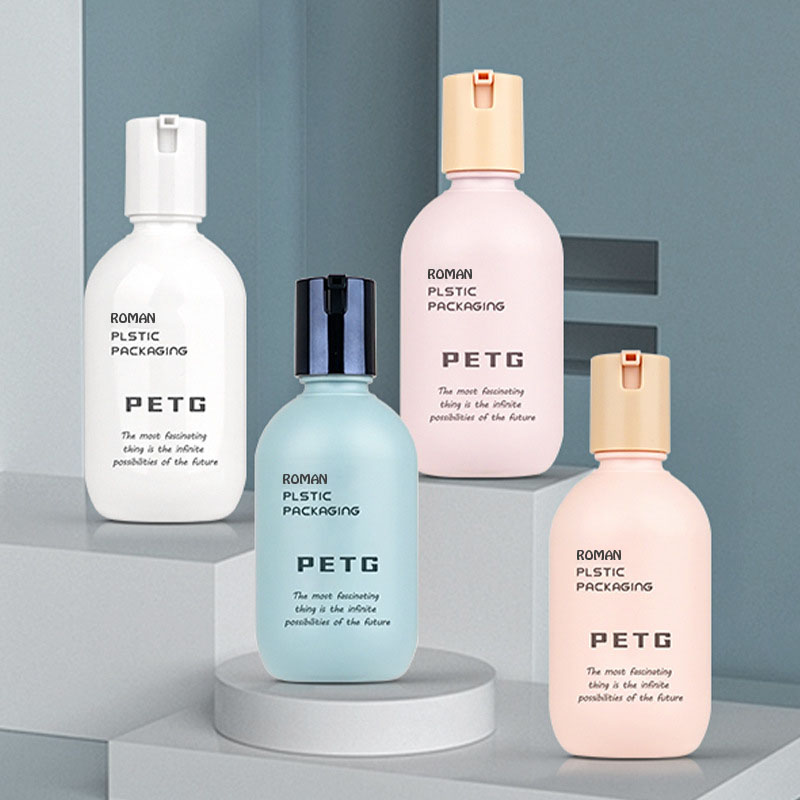 Refillable New Design SPF 50+ Sunscreen Packaging Bottle 50ml 80ml 130ml Cosmetic Plastic Skin Whitening Sunscreen Lotion Spray Bottle