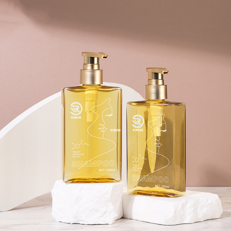 150ml 200ml flat square shower gel facial wash body lotion conditioner ginto pump bote skincare makeup remover oil dispenser