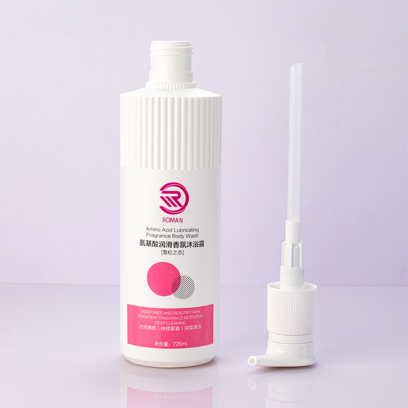 Mainit na puting guhit na hdpe plastic bote na may corrugated nozzle 500ml 700ml shampoo shower gel lotion na may pump cap vietnam Mainit na puting guhit na hdpe plastic bote na may corrugated nozzle 500ml 700ml shampoo shower gel lotion na may pump cap vietnam