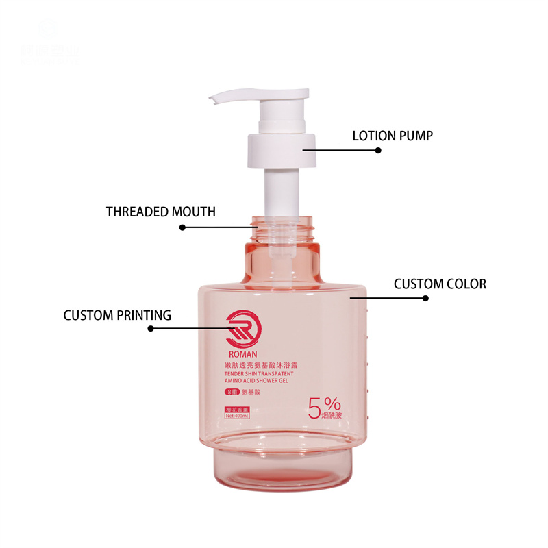 Bagong Arrival Premium Pink 250ml 300ml 400ml Matte Transparent Empty Round Luxury Skincare Body Oil Face Serum Pump at Lotion Bottle na may Packaging Bagong Arrival Premium Pink 250ml 300ml 400ml Matte Transparent Empty Round Luxury Skincare Body Oil Face Serum Pump at Lotion Bottle na may Packaging