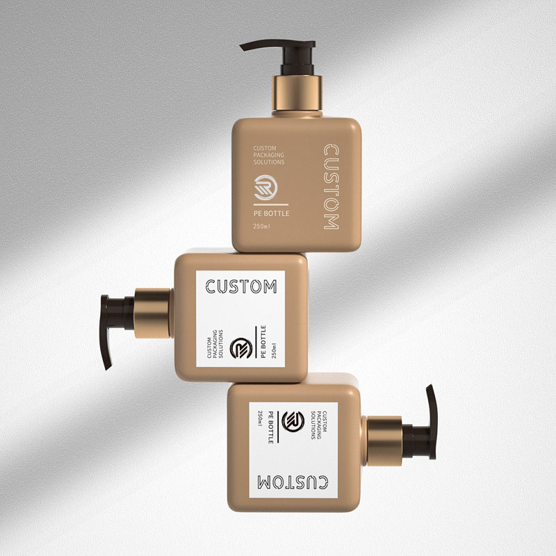 Sikat na recycled pet plastic square skincare shampoo body butter oil bote 150ml 200ml 250ml laki na may pag -print ng screen Sikat na recycled pet plastic square skincare shampoo body butter oil bote 150ml 200ml 250ml laki na may pag -print ng screen