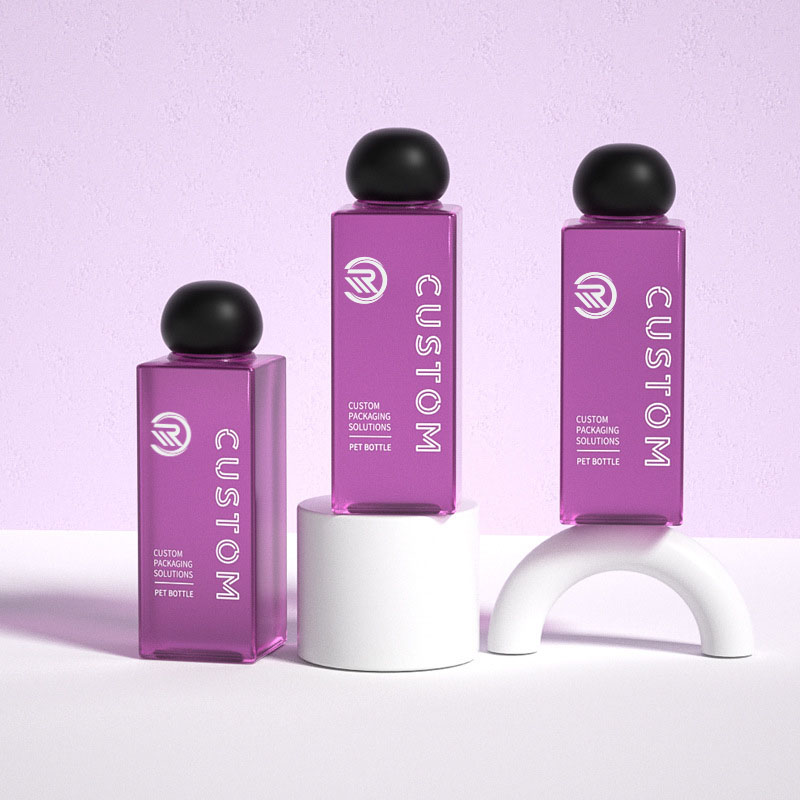 Premium Plastic Square 200ml 250ml Malinaw na Frosted Cosmetic Lotion Bottles Para sa Pangangalaga sa Balat Serum Premium Toner Packaging na may Ball na Hugis ng Ball Premium Plastic Square 200ml 250ml Malinaw na Frosted Cosmetic Lotion Bottles Para sa Pangangalaga sa Balat Serum Premium Toner Packaging na may Ball na Hugis ng Ball