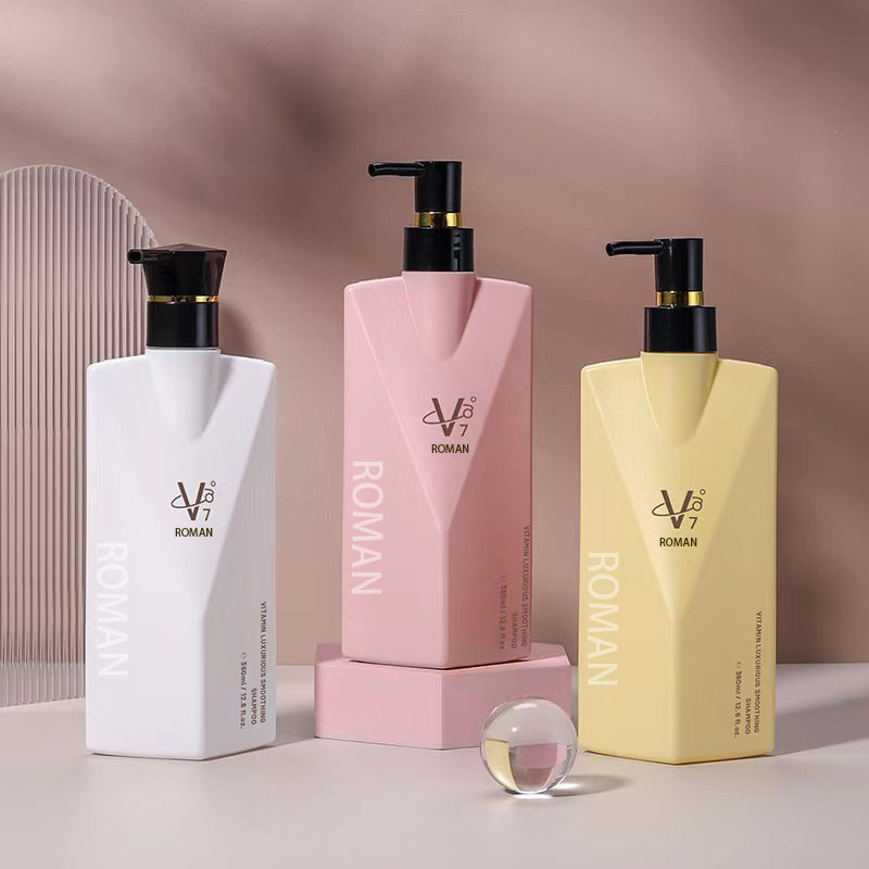Premium Refillable Empty Thickened 350ml Plastic Pump Shampoo At Conditioner Dispenser Bottles Skin Care Packaging Para sa Face Cream