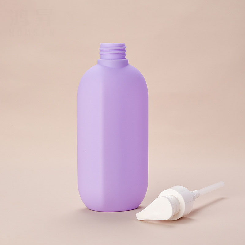 Lila 300ml HDPE Flat Body Lotion Plastic Bottles na may Pump Cap Shower Gel Bottles Cosmetics Packaging Container Lila 300ml HDPE Flat Body Lotion Plastic Bottles na may Pump Cap Shower Gel Bottles Cosmetics Packaging Container