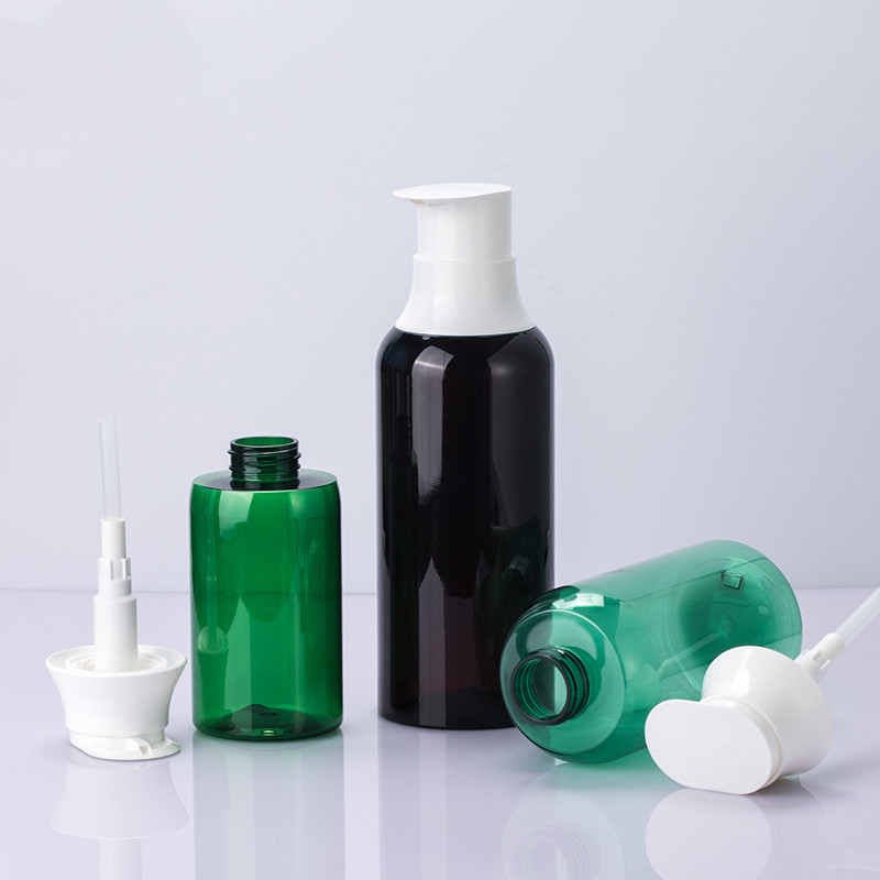 Natatanging Green 300ml 500ml 650ml Pet New Shape Body Lotion Cream Empty Bottle Round Shoulder Shampoo Bottle na may Pump Seal Para sa Skincare Natatanging Green 300ml 500ml 650ml Pet New Shape Body Lotion Cream Empty Bottle Round Shoulder Shampoo Bottle na may Pump Seal Para sa Skincare