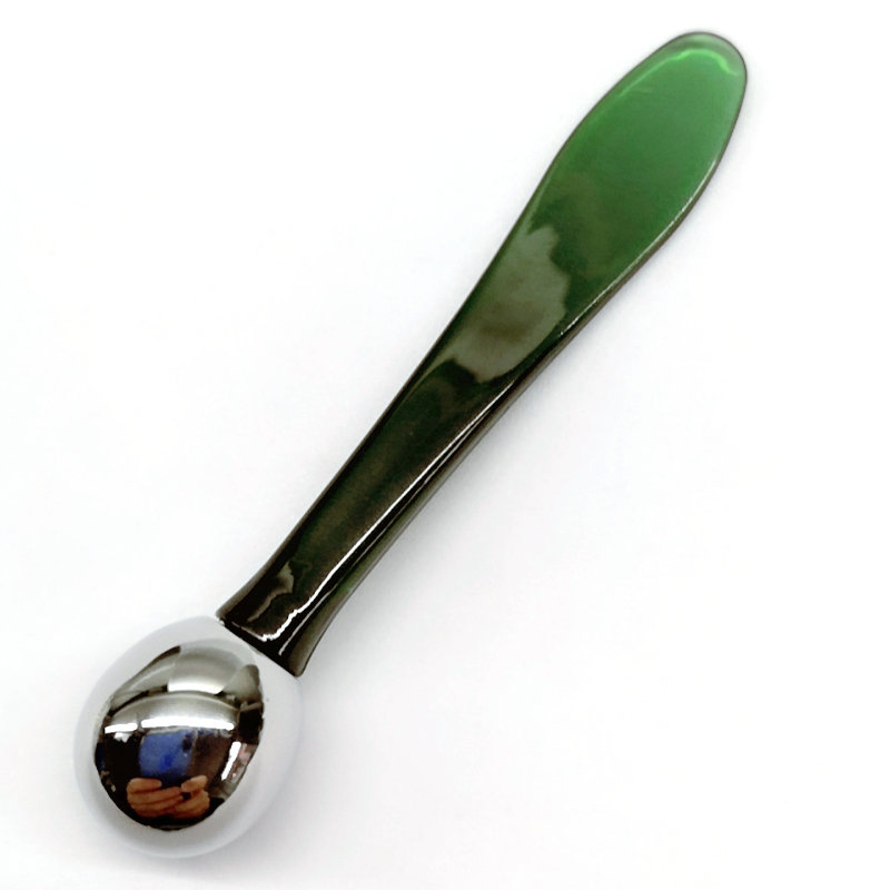 Eye cream massage roller face facial makeup scoop kutsara rosas ginto mini metal hindi kinakalawang na asero kosmetiko spatula Eye cream massage roller face facial makeup scoop kutsara rosas ginto mini metal hindi kinakalawang na asero kosmetiko spatula