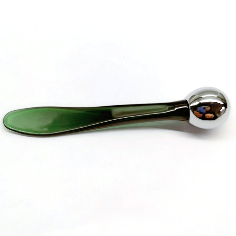 Eye cream massage roller face facial makeup scoop kutsara rosas ginto mini metal hindi kinakalawang na asero kosmetiko spatula Eye cream massage roller face facial makeup scoop kutsara rosas ginto mini metal hindi kinakalawang na asero kosmetiko spatula