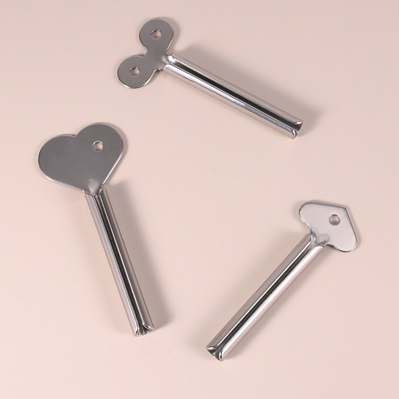 Key toothpaste roller tube squeezer hindi kinakalawang na asero rolling tube squeezer metal tube squeezer key