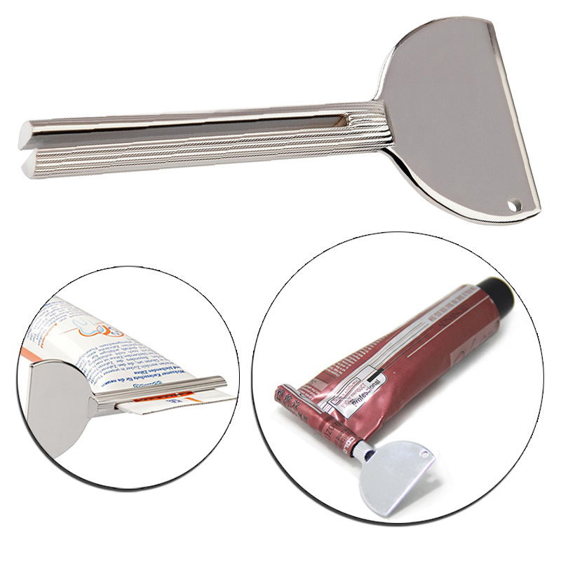 Metal toothpaste squeezer sambahayan makeup balat pangangalaga cream paste dispenser para sa home bedroom dormitory gumamit ng accessory Metal toothpaste squeezer sambahayan makeup balat pangangalaga cream paste dispenser para sa home bedroom dormitory gumamit ng accessory