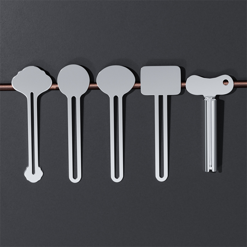 Metal toothpaste squeezer hindi kinakalawang na asero tube squeezer key roller tube creams pintura squeezer tool para sa banyo ng banyo ng pamilya Metal toothpaste squeezer hindi kinakalawang na asero tube squeezer key roller tube creams pintura squeezer tool para sa banyo ng banyo ng pamilya