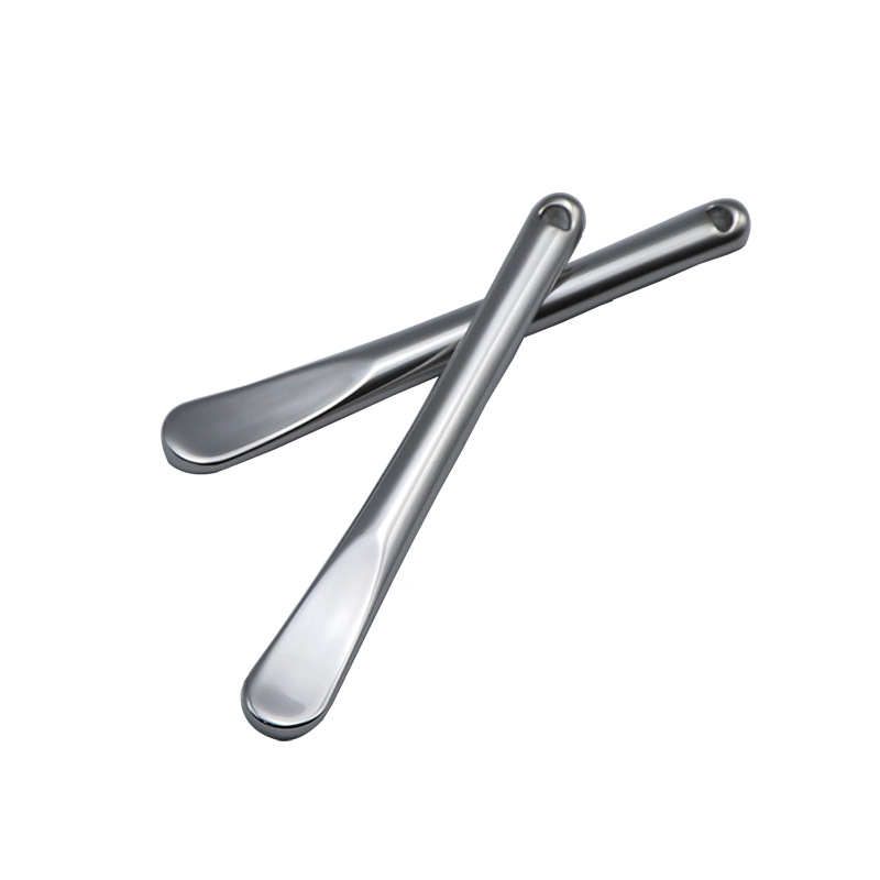 Maliit na tool ng pampaganda ng pampaganda ginto cream na naghahalo ng metal kosmetiko kutsara makeup paghahalo spatula kosmetiko Maliit na tool ng pampaganda ng pampaganda ginto cream na naghahalo ng metal kosmetiko kutsara makeup paghahalo spatula kosmetiko